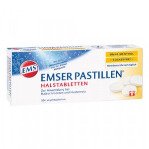 EMSER Pastillen ohne Menthol zuckerfrei